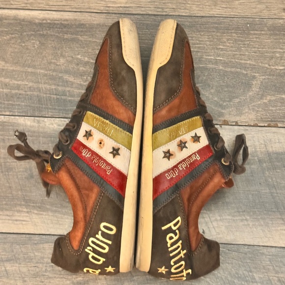 Authentic Pantofola d'Oro signature designer men’s sneakers sz 14 - Picture 7 of 13